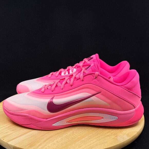 Size 15W/13.5M - Nike A\'ja Wilson A\'One Pink Aura FZ8 FZ8605-601 Basketball Shoe main image 6